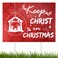 Jetec Keep Christ in Christmas Yard Sign Christmas Nativity Yard Signs with Stakes Religious Christmas Decorations Manger Scene Lawn Ornament Sign for Christmas Church Home Outdoor Inside Decoration