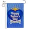 Happy Father's Day Garden Flag Best Dad Ever Decoration Rustic Indoor Outdoor Lawn Front Yard Sign Decor