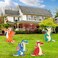 4 Pieces Dragon Party Decorations Dinosaur Birthday Yard Sign Outdoor Yard Decor Cute Cartoon Lawn Signs Supplies Yard Signs with 8 Stakes for Kids Birthday Party Yard Lawn Garden Decorative