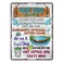 WODORO Funny Hot Tub Rules Metal Tin Sign Wall Plaque 12x16 inches, Pool Poolside Bathroom Decor Outdoors Outside, Backyard Porch Patio Deck Man Cave She Shed Housewarming Gift Decorative Accessories