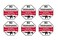 Rogue River Tactical Funny No Trespassing Warning Security Sticker Trespassers Will Be Shot Survivors Shot Again 6 Pack Sign Sticker Decal Window Door Indoor Outdoor 3x3 inch Gun
