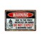 MRC Wood Products Funny Warning Aluminum Sign Due to The Price Increase in Ammo Do Not Expect A Warning Shot 8x12