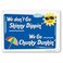 SmartSign 10 x 14 inch &ldquo;We Don't Go Skinny Dippin' We Go Chunky Dunkin'&rdquo; Funny Pool Metal Sign, Screen Printed, 40 mil Laminated Rustproof Aluminum, Multicolor, Made in USA