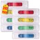 1InTheOffice Sign Here Tabs, 1/2" Assorted Color Sign Here Stickers/Flags, 240/Pack