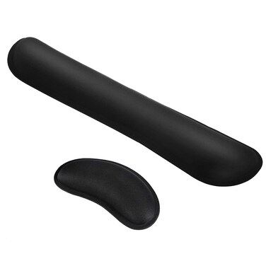 Ergonomic Memory Foam Keyboard Wrist Rest Pad &amp; Mouse Wrist Rest Anti-Skid Wrist Cushion for Easy Typing &amp; Wrist Pain Relief - Durable &amp; Comfortable &amp; Lightweight for Working &amp; Gaming