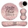 Keyboard Wrist Rest and Mouse Pad Wrist Rest Set with Coasters [4Pcs], Memory Foam, Easy Typing Pain Relief, Non-Slip Rubber Base for Computer, Laptop, Home &amp; Office, Bible Verse Philippians 4-13
