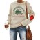 Noffish Women Griswold's Tree Farm Sweatshirt Christmas Family Shirt (Sand,X-Large,Women,Female,Adult,US,Alpha,X-Large,Regular,Regular)