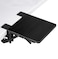 Ergonomic Desk Extender Arm Rest for Desk Desk Extender Foldable Arm Support 9.5x9.1 Inches Table Mount Arm Wrist Rest Shelf Clamp-on Computer Arm Rest for Desk Suitable for Office Home Desks Black