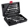 Ratcheting Wrench Set, Car Ratchet Box Professional DIY Socket Set Pro Spanner Wrench Ratchet Polished Set Kit 12PCS Metric 8-19mm for Home and Auto Repair