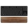 Linkidea Solid Wood Tenkeyless Keyboard Wrist Rest, 80% Keyboard Rest Pad for Office, Computer, Laptop, Mac, Comfortable, Lightweight for Easy Typing (Brown Walnut)