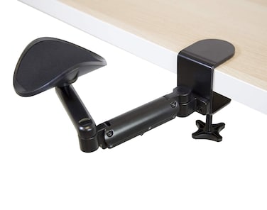Mount-It! Adjustable Arm Rest for Desk   Ergonomic Computer Desk Arm   Height Adjustable, Full Motion Elbow Support with Clamp-On Base   Steel Construction (MI-7145)