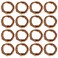 Grapevine Wreath Set, Marrywindix 16 Pieces Natural Vine Branch Wreath Christmas DIY Rattan Wreath Garland for Christmas Holiday Craft Wedding Decor (4 in.)