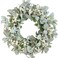 Bibelot 18 Inch Lambs Ear Wreath Spring and Everyday Lambs Leaves White Berries Wreath for Front Door, Everyday Grapevine Greenery Wreath for Indoor and Outdoor, Spring Berries Leaves Wreath &hellip;