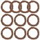 Grapevine Wreath Set, Marrywindix 10 Pieces Natural Vine Branch Wreath Christmas DIY Rattan Wreath Garland for Christmas Holiday Craft Wedding Decor (6 in.)