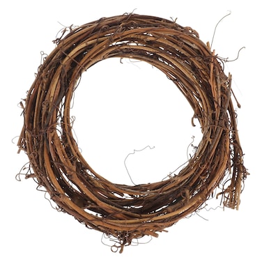 BESPORTBLE Grapevine Wreath for Crafts Natural Grapevine Rattan Wreath Twig Wreath for Door Wall House Holiday Party Decoration