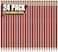 1InTheOffice Red Grading Pencils #2 Lead, Red Pre Sharpened Checking Pencils With Erser 24 Pack