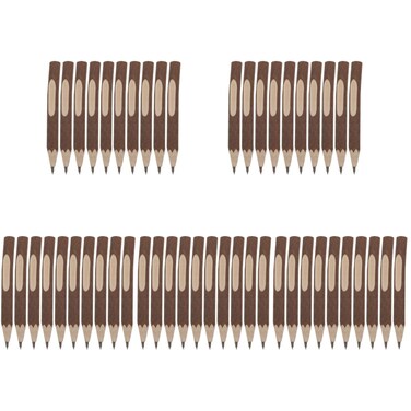 50 Pcs Wooden Pencil Pencils Wood Graphite Wooden Tree Rustic Twig Pencils for Kids Tree Bark Pencils Woodland Baby Shower Decorations Log Short Pencils Drawing Tool Child