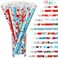 Outus 72 Pieces Christmas Pencils with Eraser Bulk Xmas Elements Wood Pencils Holiday Pencils with Santa Claus, Elk, Sleigh, Bell for Christmas Party Supplies, 12 Styles