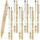 Janlaugh 6 Pcs Retractable Pen Kits for Wood Turning 8 mm Click Pen Kits with Refills Lathe Turning Supplies for Pen Making Woodturning Project DIY Friend Gifts Supplies