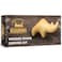 Wood Carving Kit for Beginners - Whittling kit with Rhino - Linden Woodworking Kit for Kids, Adults - Wood Carving Stainless Steel Knife with Wooden Handle-Rhino Shaped Linden Blank
