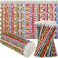 360 Pcs Christmas Pencils for Kids with Eraser Xmas Wood Pencils Snowman Santa Claus Christmas Tree Snowflakes Candy Assortment Xmas Stationery Pencil Office School Classroom Party Favors Supplies