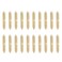 Topyond 20PCS 5 30mm Dowel Screw Woodworking Furniture Connector Double Ended Screw, Woodworking Dowel Screw for Joining Wooden Furniture Pieces