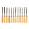 12pcs Wood Carving Hand Chisel Tool, Sculpting Chisel,Carving Tools Woodworking Professional Gouges Set