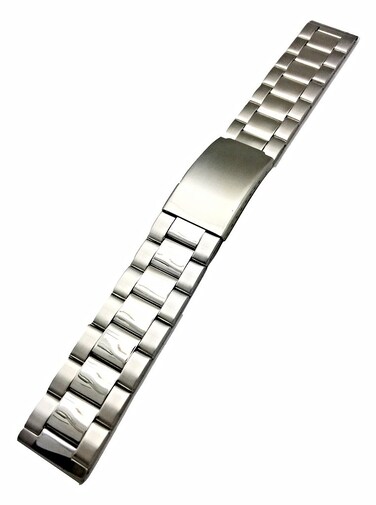 NewLife 20mm Metal Watchband Men's Women's Silver Stainless Steel Strap Replacement Watchstrap Bracelet with Clasp that brings New Life to Any Watch