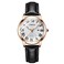 Tiong Ladies Quartz Watch Leather Strap Lightweight Watches, Fashion and Classic Black Color for Women Quartz Watches Gift - Black