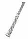NewLife 12-16mm Metal Stainless Steel Watchband   Women's Silver Tone Bracelet Replacement Watchstrap with Clasp