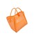 MIANZHI Jelly Tote Bag, Beach Bag for Women, Clear Plastic Construction, Fashion Handbag for Travel, Shopping or Office(orange)