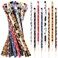 Teling 32 Pcs Western Cowboy Cowgirl Pencils for Kids Fun Cowboy Horse Theme Decorative Wood Pencils with Eraser for Horse Racing Party Favors Students Teacher Student Reward, 8 Styles