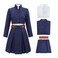 C-ZOFEK US Size Anime Cosplay Uniform with Belt Waist Bag Coat Skirt Female Halloween Costume (XX-Large)