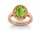 LMDPRAJAPATIS 5.25 Carat Peridot Stone Rose Gold Ring For And Women