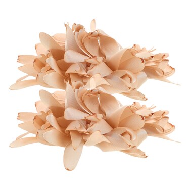 SAFIGLE 2PCS Handmade Flower Shoes Clip Bridal Wedding Shoe Buckles Clips Shoe Embellishment Detachable High Heels Shoe Buckles Shoe Jewelry Shoe Clips for Pumps Shoes Accessories