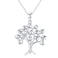 KINGWHYTE Tree of Life Necklace S925 Sterling Silver Tree Pendant Necklace Jewelry Gifts for Women Wife Daughter with 18+2 Chain