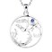 STARCHENIE Sterling Silver Necklace for Women,Nirvana of Phoenix Bird Animal Necklace Pendant Jewelry Sapphire Color