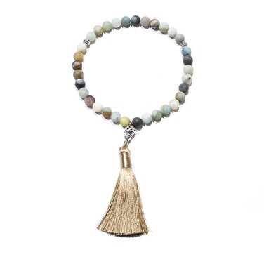 Hovaete Tasbih Prayer Beads Allah &amp; Muhammad Islamic Prayer Rosary Muslim Islam Misbaha Tasbeeh Sibha 99 Prayer Beads Necklace 33 Prayer Beads Bracelet (10MM Amazonite 33 Beads)