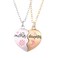 Ancnoz Mother and Daughter Necklaces for 2 Gold Silver Moon Star Matching Heart Necklaces for Mom Daughter Christmas Valentines Birthday Gifts from Mom Mama Mommy Moms Mothers Day Gift