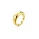Vavily Gold Rings for Women Dainty 18K Gold Plated Thick Chunky Dome Ring Simple Statement Thumb Band Rings for Girls Size 7