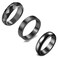 Hematite Rings for Women Anti-Swelling Black Obsidian Rings for Women Men (Ring Size 8)