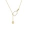 Pickleball Lariat Paddle Necklace - 18k Gold Pickleball Necklace for Women, Pickleball Jewelry, Christmas Gift for Pickleball Lovers