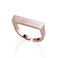 namana Plain Bar Ring for Women, Open Rose Gold Ring with a Brushed Finish, Adjustable Rings for Women in Matte Finish, Simple Rose Gold Rings for Women, Stylish Womens Ring
