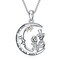 TIGER RIDER Nightmare Necklaces 925 Sterling Silver I Love You to The Moon and Back Jewelry for Women Gifts&hellip;