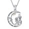 TIGER RIDER Nightmare Necklaces 925 Sterling Silver I Love You to The Moon and Back Jewelry for Women Gifts&hellip;