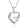 YLT 925 sterling silver cremation jewelry for ashes Always with me heart urn pendant necklace for women