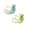 HUASAI 2 PCS Frog Rings for Women Cute Tree Frog Ring Adjustable Open Rings Funny Animal Ring Christmas Stocking Stuffers Jewelry Gifts