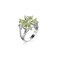 Green Clover Statement Ring for Women CZ Diamond Four Leaf Ring Engagement Promise Rings Wedding Band (8)
