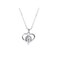 Izpack Fashion Volleyball Love Heart Pendant Necklace Cute Sport Fans Hearted Adjustable Chain Necklace Minimalist Jewelry Gifts for Women Athlete