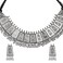 Bodha Traditional Indian Antique Silver Plated Oxidised Tribal Necklace Jewellery Set for Women (SJN_174)